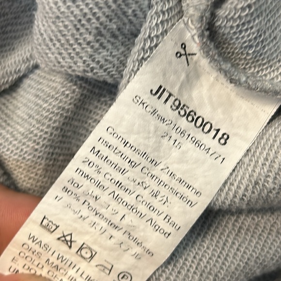 NWOT SHEIN EZWear Embroidery Half Zip Drop Shoulder Sweatshirt - Picture 9 of 9